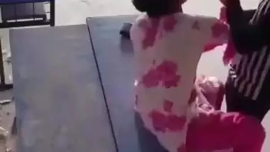 Desi college girl sex with her boyfriend on bench