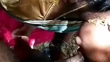 Desi village wife suck her devar dick