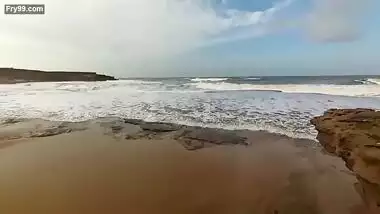 Real indian swinger couple pankhuri kunal at beach