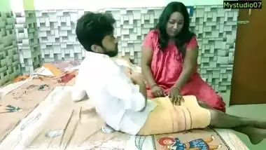 Indian hot 18yrs college boy rough sex married stepsister!! with erotic dirty talking