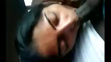 Andhra amateur girlfriend sucks dick outdoor in car