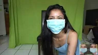 Covid 19 Glory Hole Masked Blowjob during Quarantine (Oral Creampie)