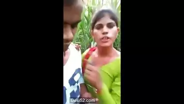 Desi lover outdoor caught