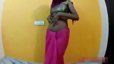 Horny Telugu wife Radha striptease for you