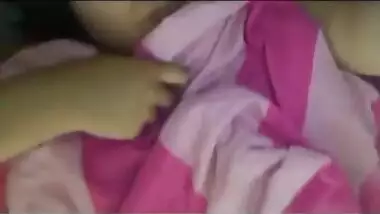 Amatuer college girl lovely boobs pressing
