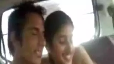 Romance With Nude Desi Girl In Car