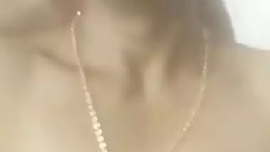 Sexy Indian aunty takes boobs to light but mustachioed guy paws them