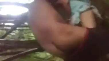 Young Desi Village Couple Enjoying Jungle Sex