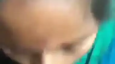 Chennai lady gives a Tamil blowjob to her Devar