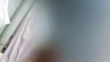 Outdoor nude bath video update of viral busty MILF