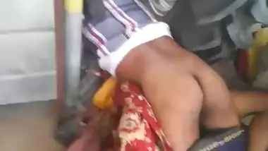 Couple fucking in khet near tractor