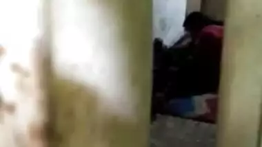 Bhabi giving blowjob to neighbor guy secretly captured