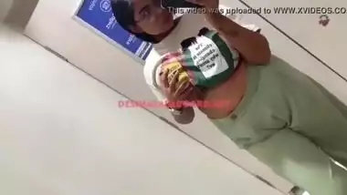 Indian Girl in Shopping and Changing Room