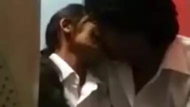 desi couple intimate moment in cafe