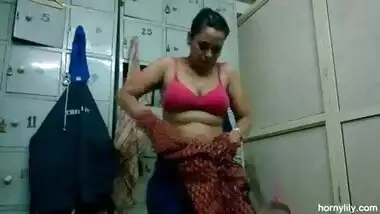 Indian Porn Actress Horny Lily Stripping Selfie