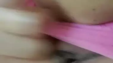 Indian aunty showing her mature pussy