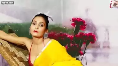 Sexy Yellow Saree Fashion