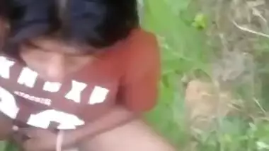 Girlfriend Getting Fucked in Forest