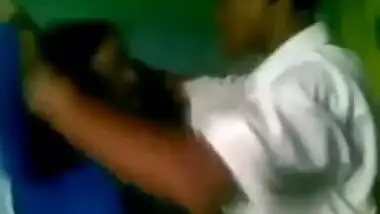 Sexy Muslim school girl having fun with her lover