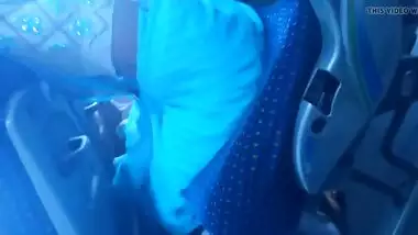 Desi boob show in Hyderabad bus