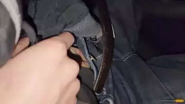 My stepsister couldn't wait to get home and sucked my dick in car!