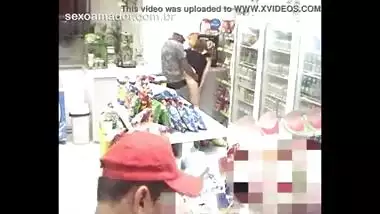 Store Owner Having Anal Sex Recorded In CCTV Camera