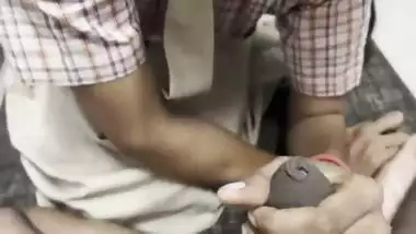 Fucked by the Indian hot boyfriend at the college residence