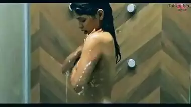 Hot and cute indian wife bathing