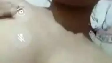 Desi girl showing boobs on video call with her bf