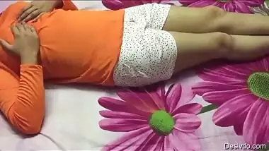 Desi Bhabhi riding young dick of her devar