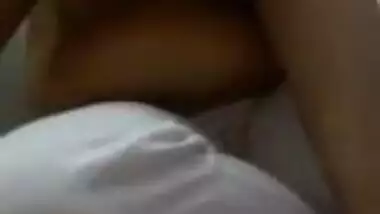 Milf flaunting her huge boobs