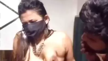 Rough desi porn video of an Indian webcam couple