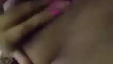 Nepali booby girl masturbating MMS