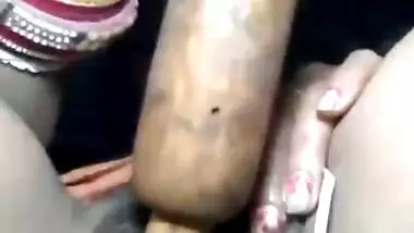 380px x 214px - Horny village wife dildoing pussy with chapatti roller indian sex video
