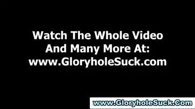 Gloryhole fuck suck and cum facial