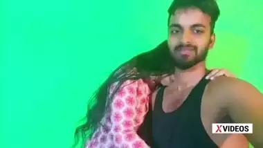 Hot Indian couple standing doggy style hardcore creampie sex