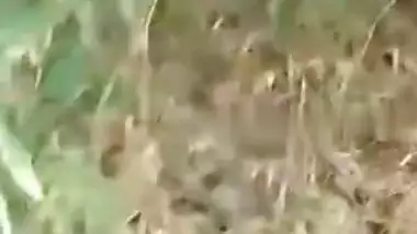 Village girl outdoor MMS fucking video with lover