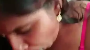 Cute girl blowjob with audio