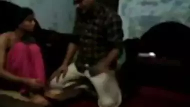 Self recorded video of married Indian couple...