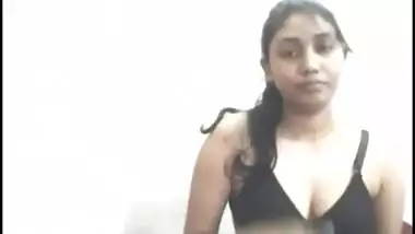 bengali girl playing with boobs and pussy