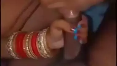 Bhabhi giving blowjob