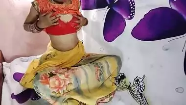 Saree me Punjabi saali aur jija ka bur chudai khel fun