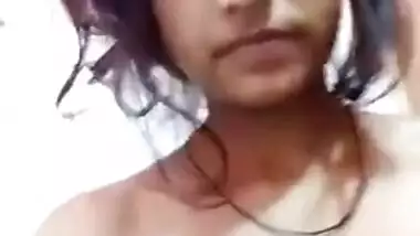 Nude solo selfie of desi beauty