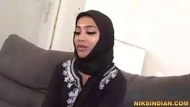 Hijabi Muslim Teen gets her Ass and Pussy fucked by Big Dick step Brother
