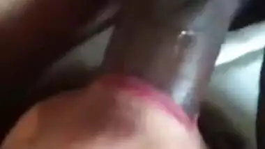 Indian wife swallowing rod of landlord