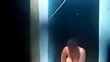 Big boobs village bhabhi topless bathing caught by hidden cam Part 3