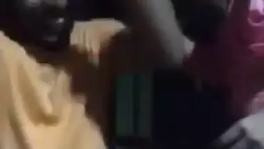 Village wife quick romance boob press by husband