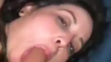 Horny Lady sucking sex toy