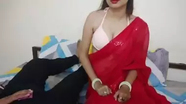 Indian couple roleplays mom-son