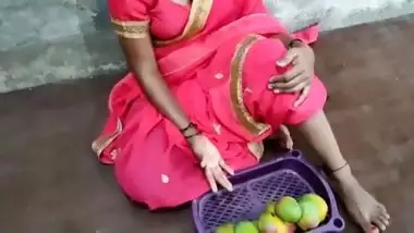 Plump Street Fruit vendor sex with costumer